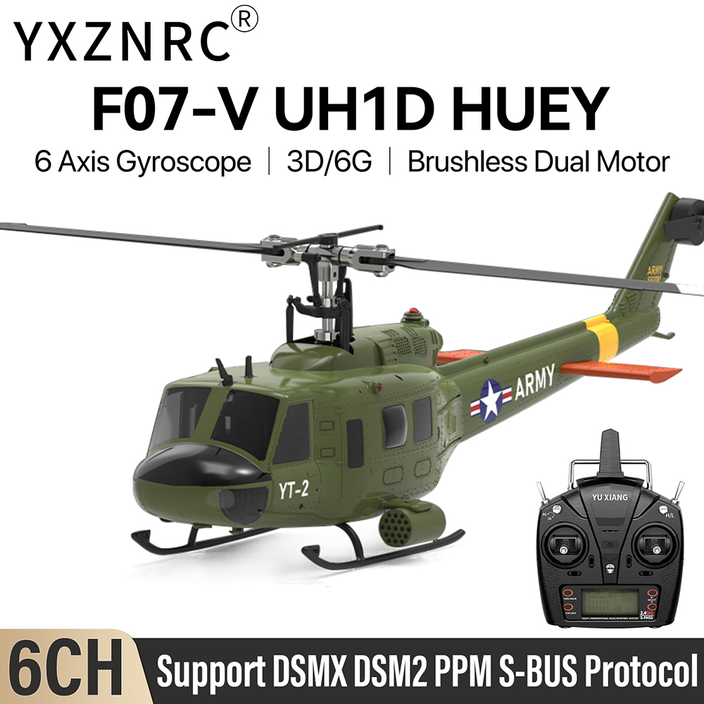 Rc Helicopter Gyro - Новый радиоуправляемый вертолет YUXIANG F07-V UH-1